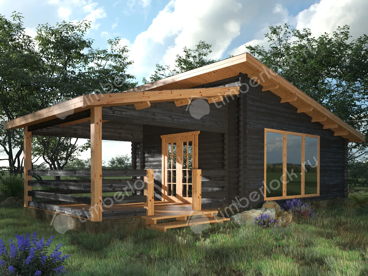 Кемпинговый дом с верандой КД-6544
