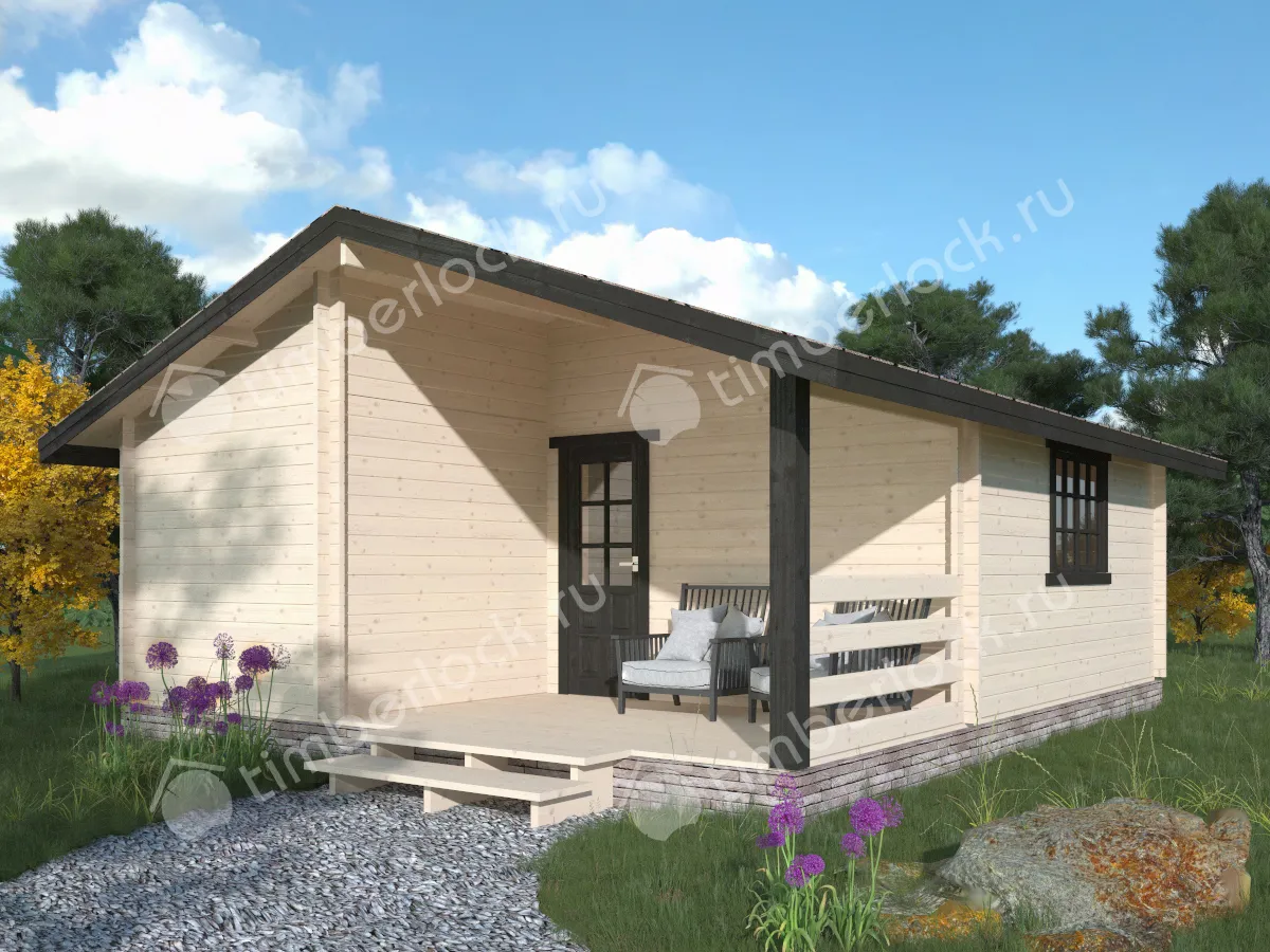 Кемпинговый домик с сауной КД-76