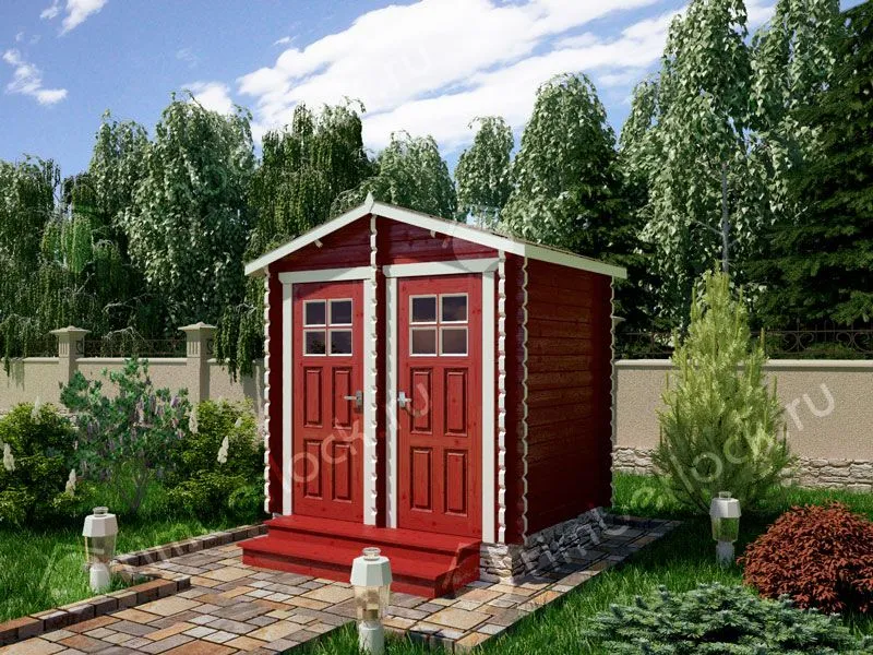 Хозблок с душем и туалетом Х-252