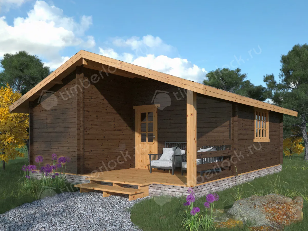 Кемпинговый домик с сауной КД-76