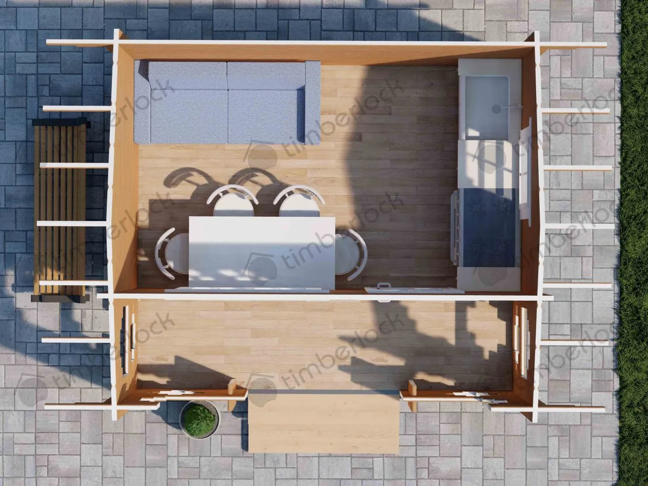 Садовый домик  С-425-2