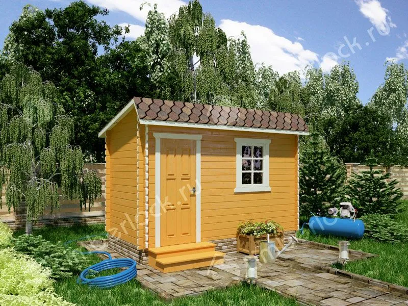 Деревянный сарай Х-42-1