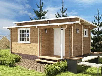 Садовый домик из минибруса С-554