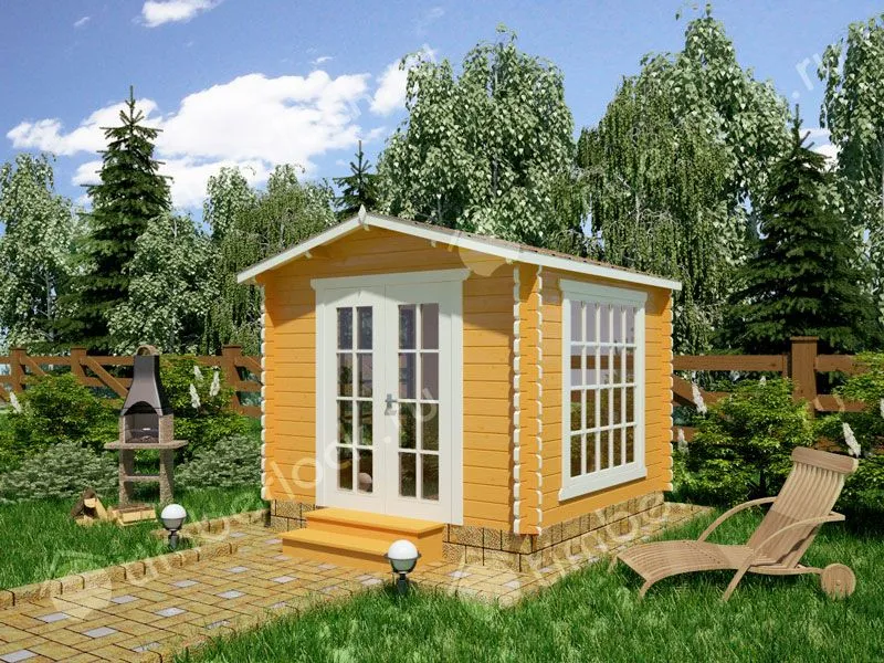 Беседка закрытая Б-33-6