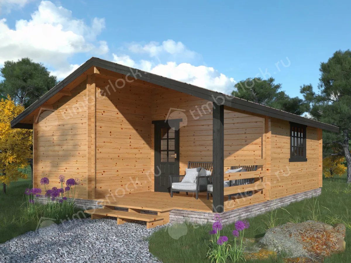 Кемпинговый домик с сауной КД-76