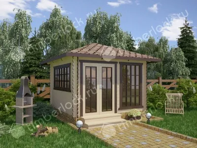 Застекленная беседка Б-3535