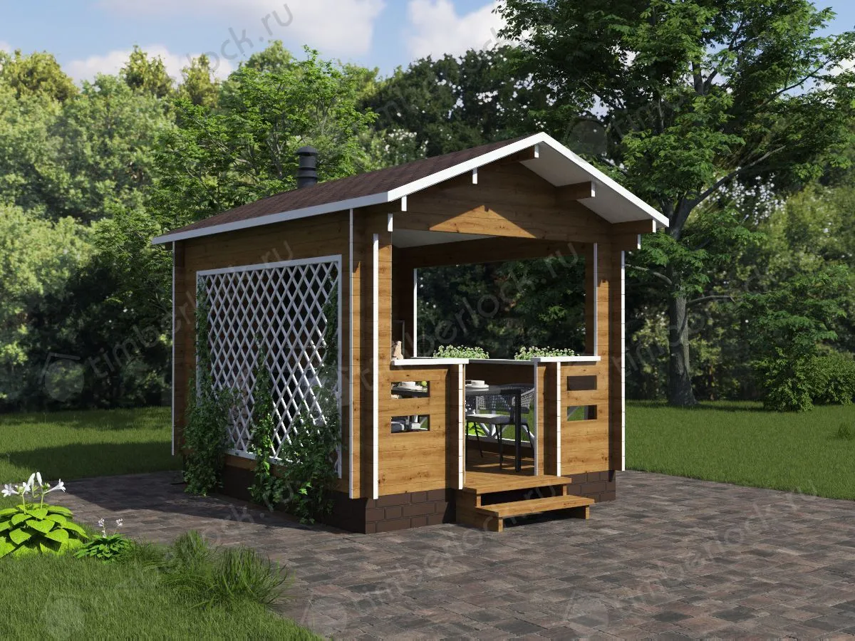 Беседка открытая Б-34-1