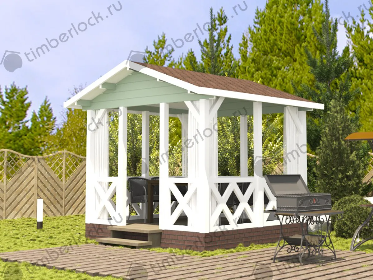 Открытая беседка Б-33-9