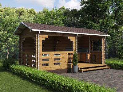 Беседка открытая  Б-36