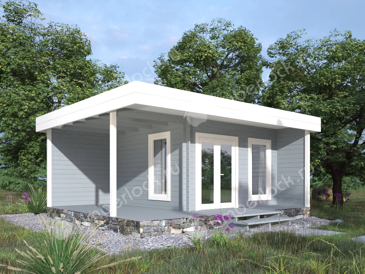 Беседка из бруса Б-56