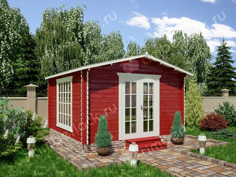 Беседка закрытая 4х4 (Б-44-4)