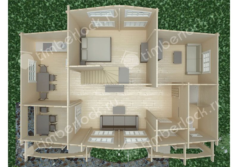 Проект дома шале Ш-711
