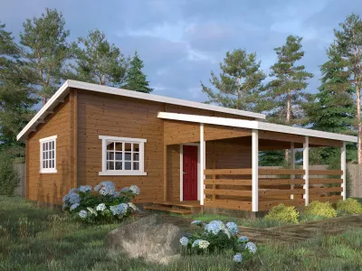 Дачная баня из минибруса  БА-877