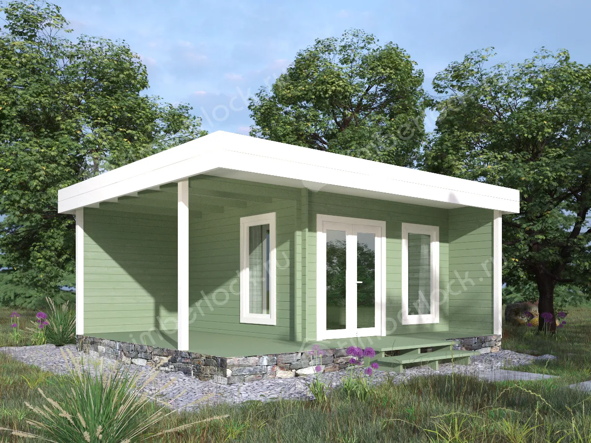 Беседка из бруса Б-56