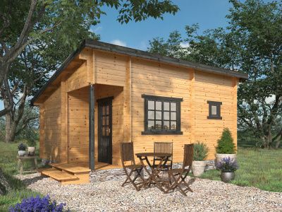 Садовая баня из бруса БА-643