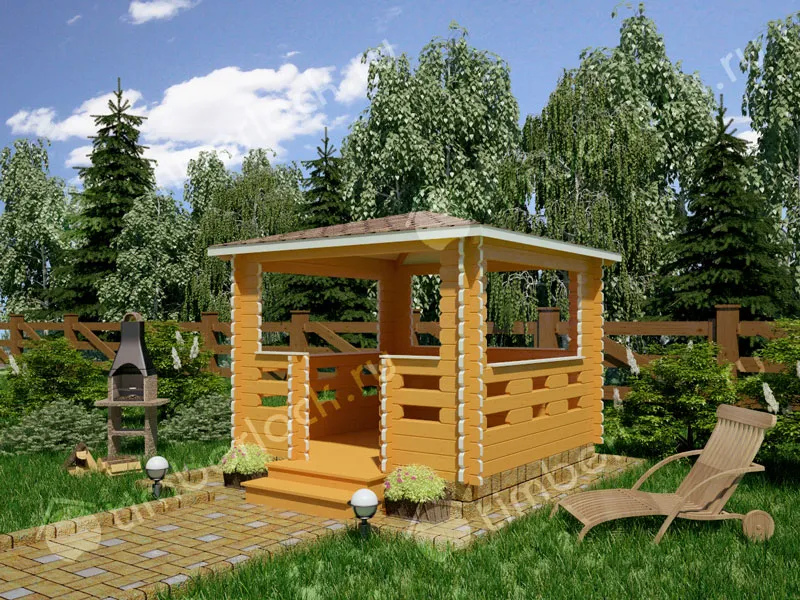 Открытая беседка Б-33-8