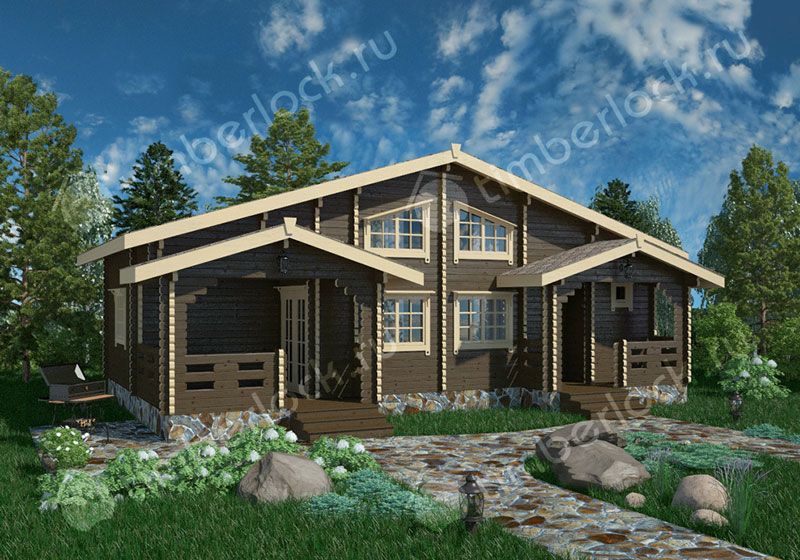 Проект дома шале Ш-711