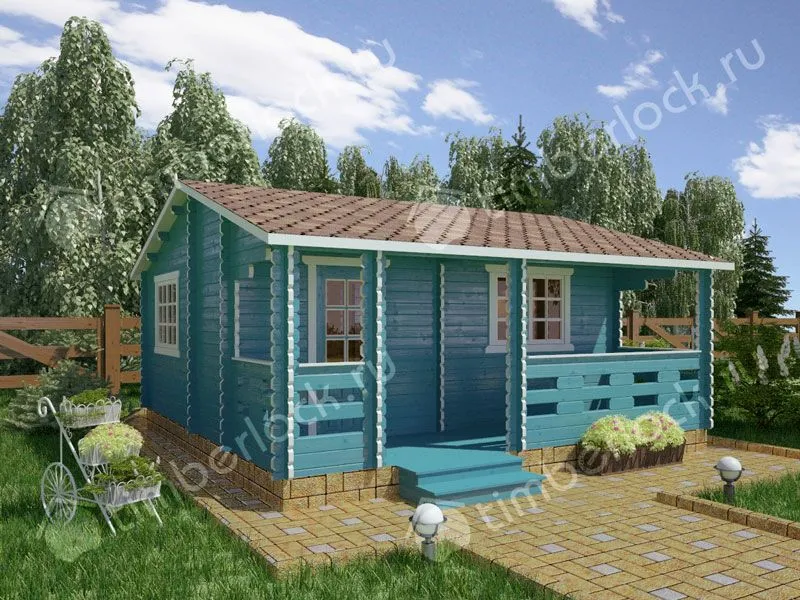 Дачный домик эконом-класса Д-645-1