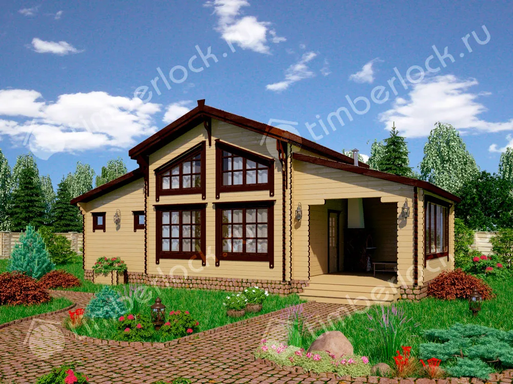 Проект дома шале Ш-611