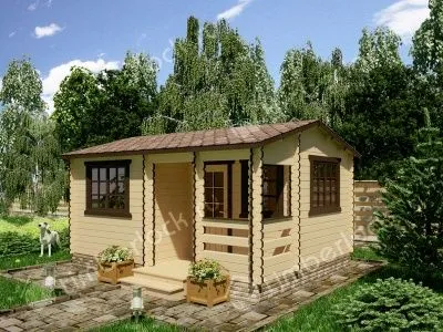 Маленький дачный домик Д-54