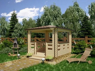 Открытая беседка Б-33-8